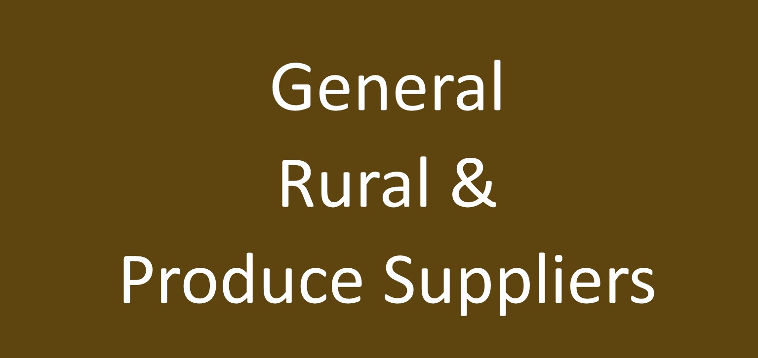Find out more about x General Rural & Produce Suppliers x - Rural & Produce Suppliers in .