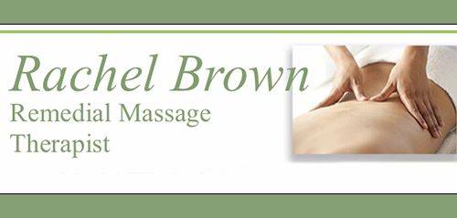 Rachel Brown Remedial Massage Therapist Logo - The Federation Informer